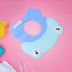 Baby Silicone Shower Cap Adjustable Bath Visor for Infants Toddlers (1 Pc Small) Eye Ear Protection Hat for Tear-Free Shampoo Time - Image 3