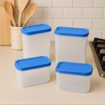 Glory Plastic Storage Container Box Set ?4-Piece Airtight, Stackable Organizer for Kitchen, Pantry, Office & More - Image 2