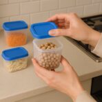 Glory Plastic Storage Container Box Set ?4-Piece Airtight, Stackable Organizer for Kitchen, Pantry, Office & More - Image 3
