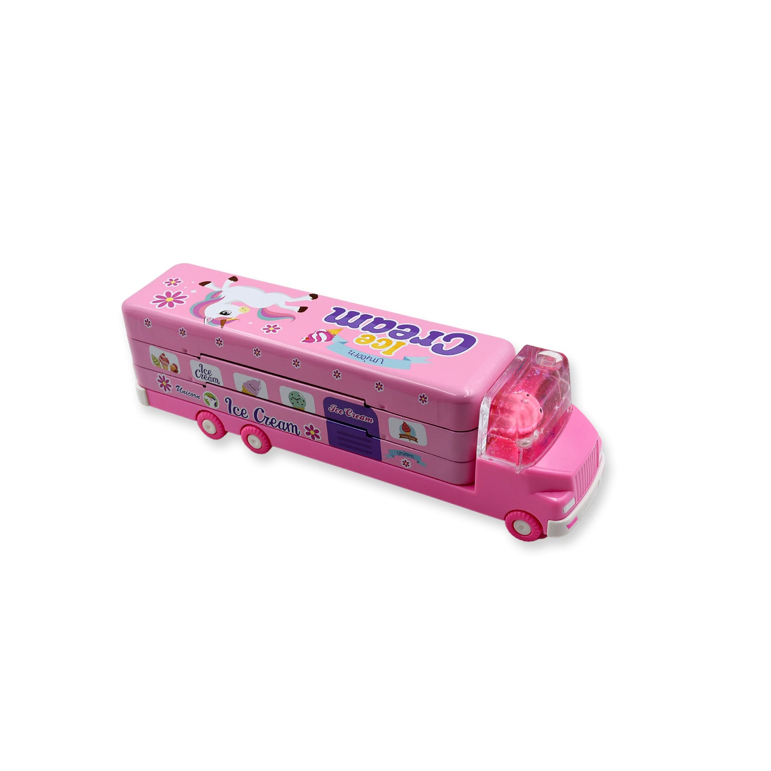 05_056f8040-79b6-42cf-a904-2cfd17222dd5_1500x1500.jpg Double Decker Magic Truck Pencil Case ?Multi-Level Metal Compass Box with Movable Wheels, Fun Stationery for Kids (Mix Designs) - Image 1