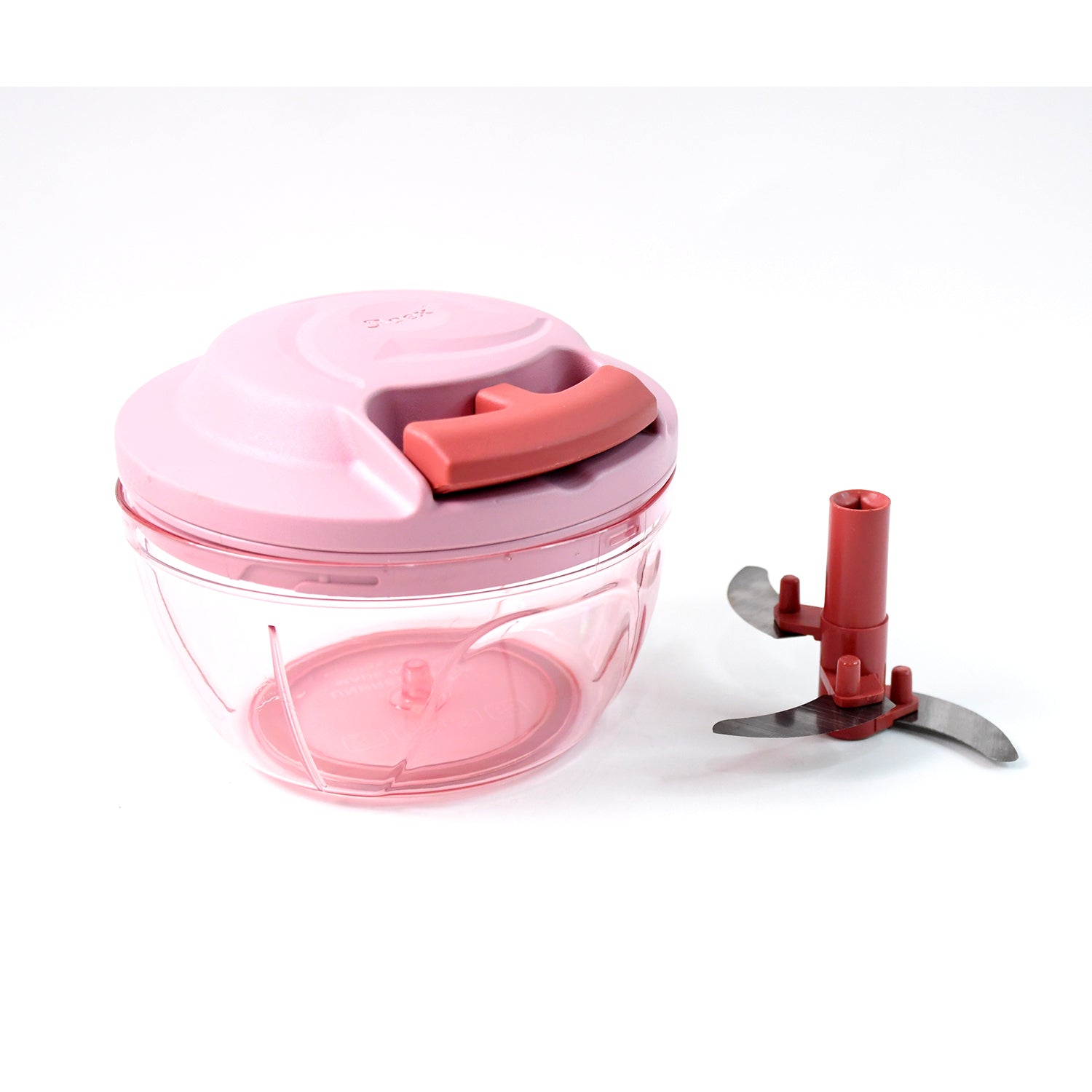 05_5a593bc2-e9c9-4aa6-80a3-900c84150bc4.jpg Power-X Hand-Pull Vegetable Chopper 500ml Manual Food Processor with Triple Stainless Steel - Image 1