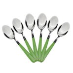 STAINLESS STEEL SPOON WITH COMFORTABLE GRIP DINING SPOON SET OF PCS - Image 2