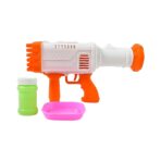 32-Hole Rechargeable Bubble Gun Toy Powerful, Big Bubble Machine for Child, Fun Continuous Blowing (1 Set)