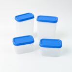 Glory Plastic Storage Container Box Set ?4-Piece Airtight, Stackable Organizer for Kitchen, Pantry, Office & More