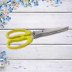 Multifunction Vegetable Stainless Steel Herbs Scissor with s (1 Pc) - Image 2