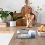 Glass Salt Bottle, Salt Dispenser, Glass Salt Shaker Pack of 1, Seasoning Shaker, Precise Quantitative 0.5g for Home Cooking Picnic Camping Ration Salt Shakers - Image 2