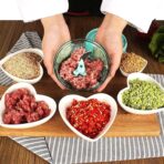 2IN1 MANUAL FOOD CHOPPER, COMPACT POWERFUL HAND HELD VEGETABLE CHOPPER (1000Ml) - Image 4