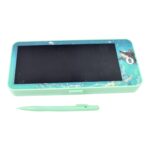 LCD Drawing Pen Case | Blue Multi-Function Pencil Box with Digital Writing Pad | Reusable Doodle Tablet & Stationery Organizer (1 Pc)